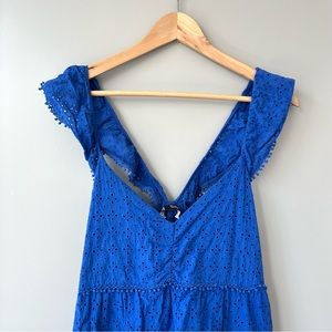 BRIGHT BLUE FLOWY ZARA DRESS